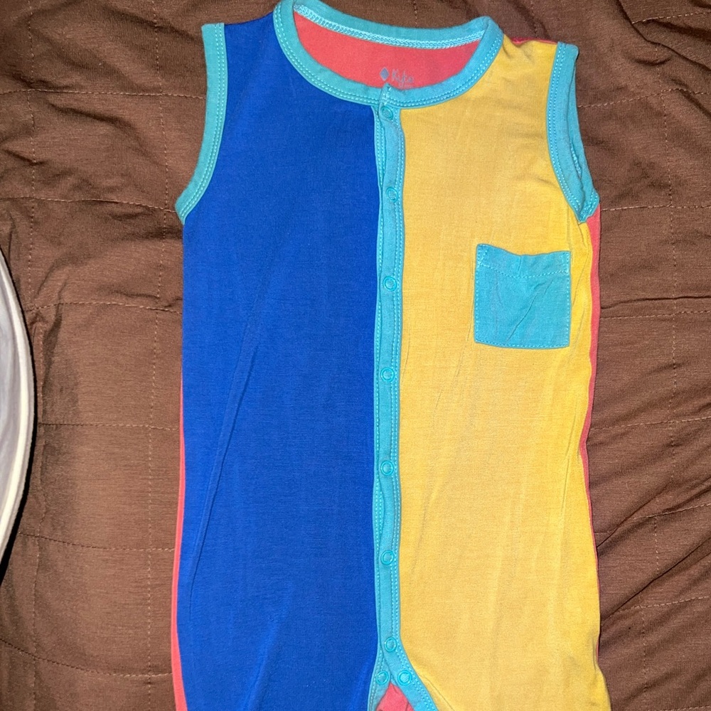 Kyte baby colorblock romper